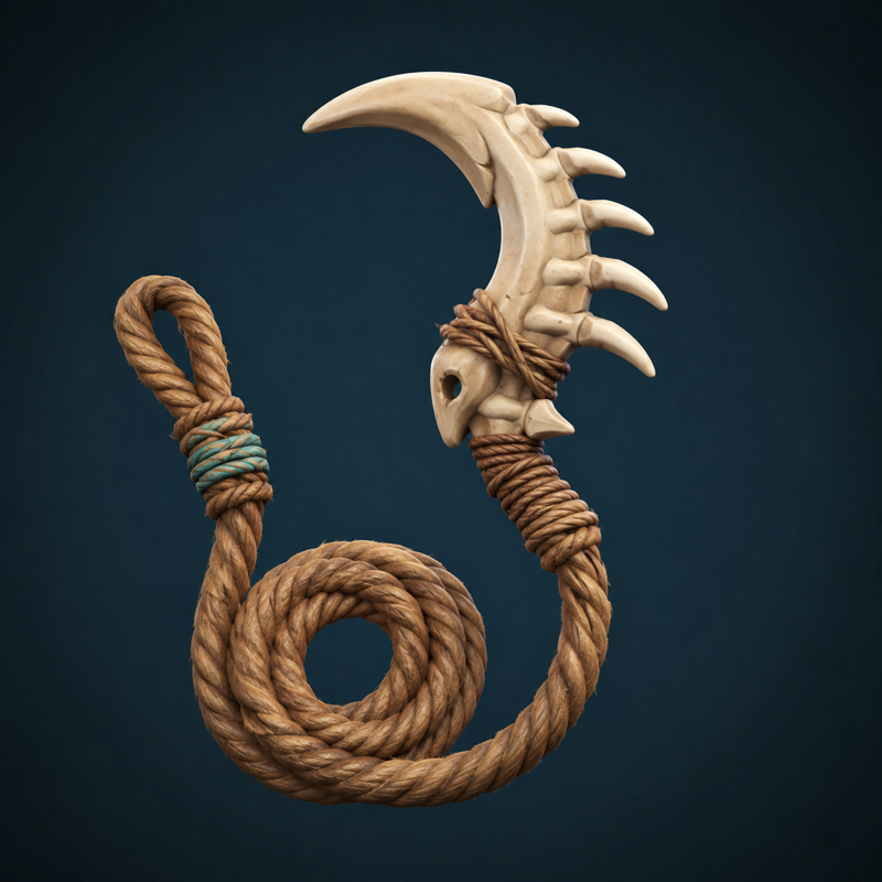 You made the grappling hook!
